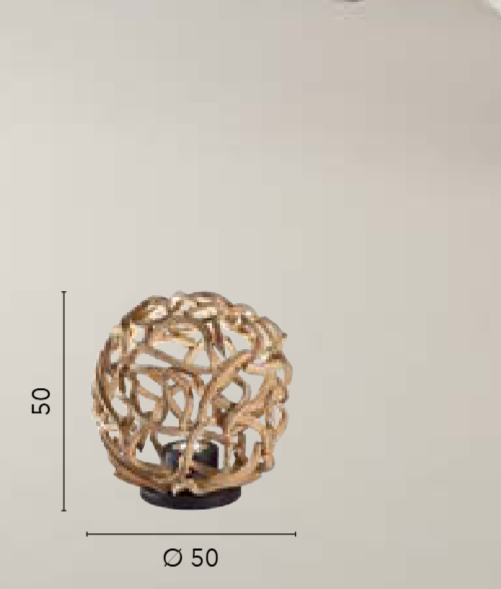 Lume in legno intrecciato 1XGU10 LED incl. orientabile EPIGEA Lume in legno intrecciato 1XGU10 LED incl. orientabile EPIGEA